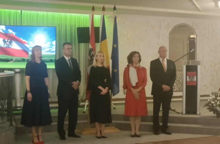Ziua Austriei, sărbătorită la Sibiu. Ambasadoarea a vorbit despre investiții, cooperare și respectarea dreptului internațional