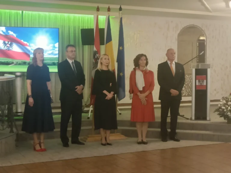 Ziua Austriei, sărbătorită la Sibiu. Ambasadoarea a vorbit despre investiții, cooperare și respectarea dreptului internațional
